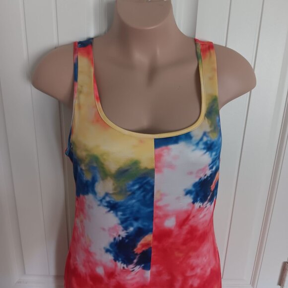 Tie-Dye Sleeveless Jumpsuit By Shein Curve 2XL - Picture 2 of 6